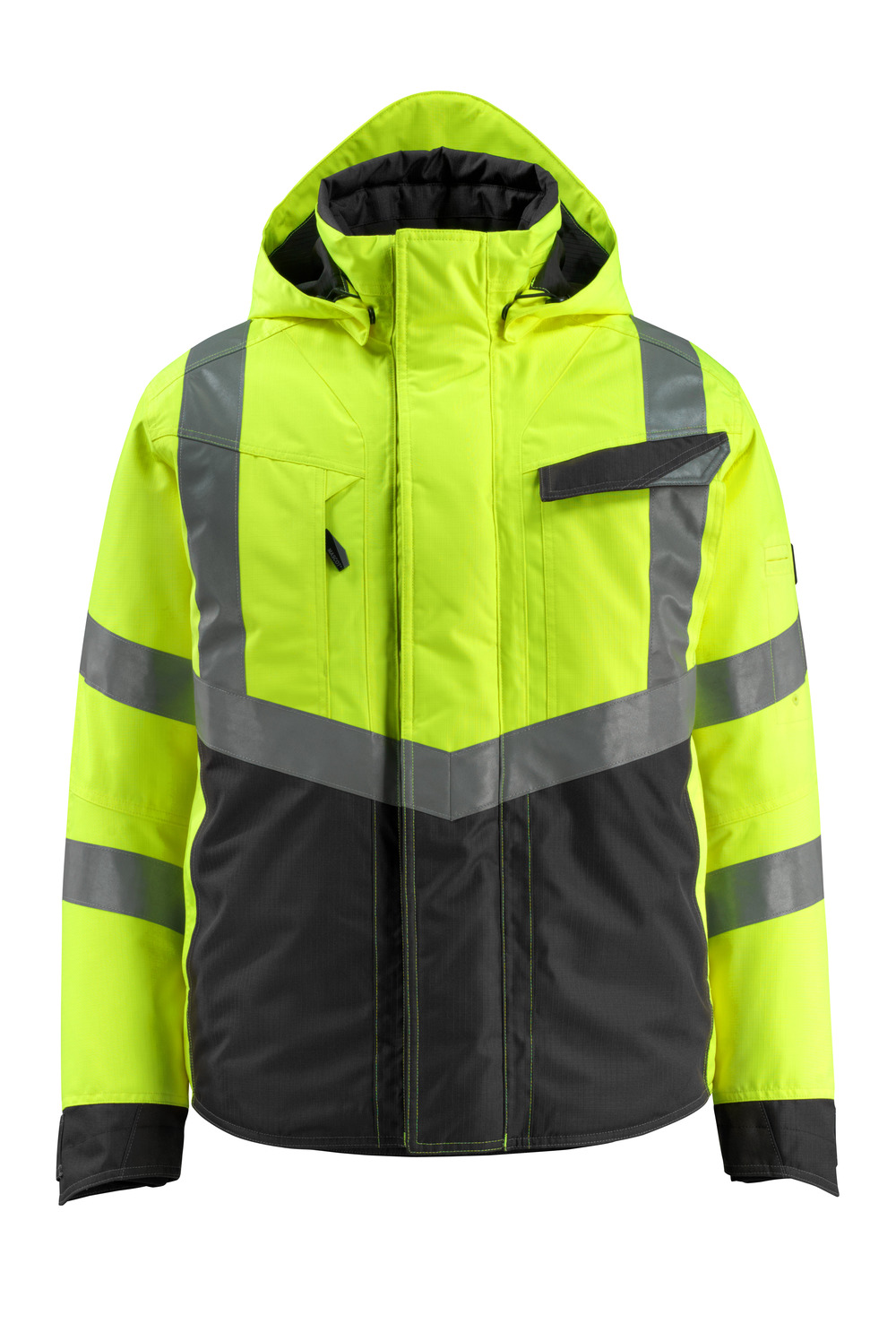 MASCOT® Hastings Winterjacke Größe 2XL, hi-vis gelb/schwarz