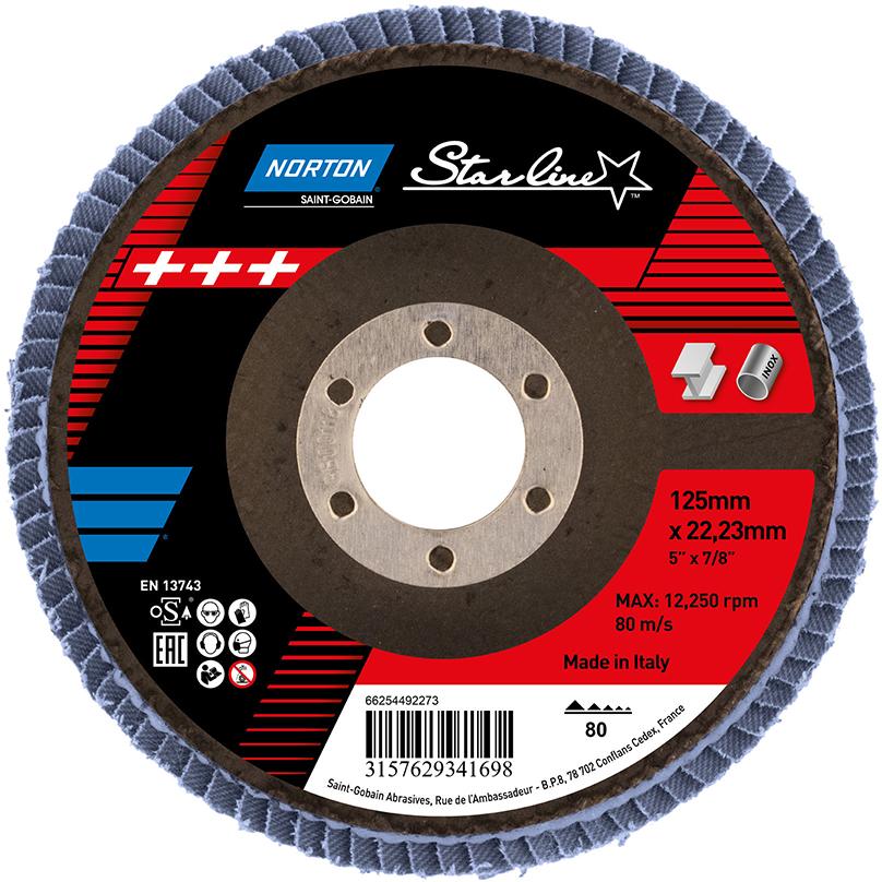 Fächerscheibe Starline 125 mm P80