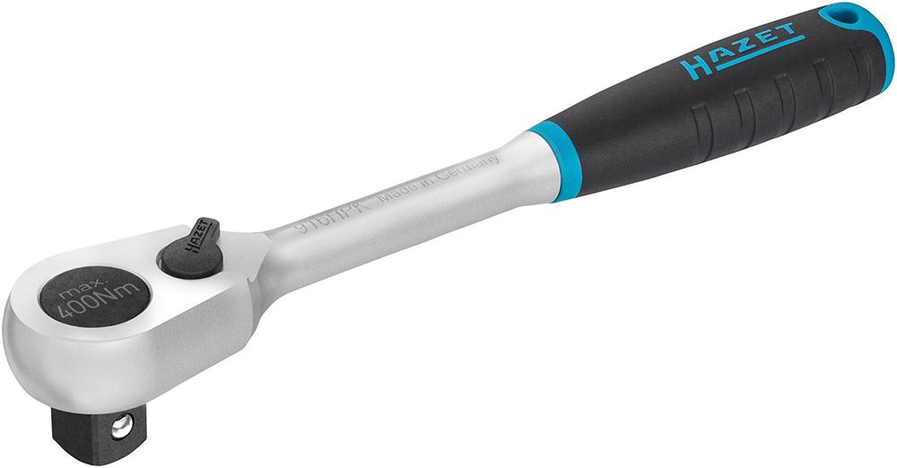 Hebel-Umschaltknarre 1/2"90Zähne 200mm 916HPK Hazet