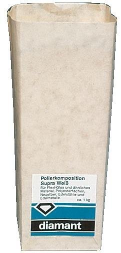 Schleif- und Polierpaste 900g supra-weiß diamant