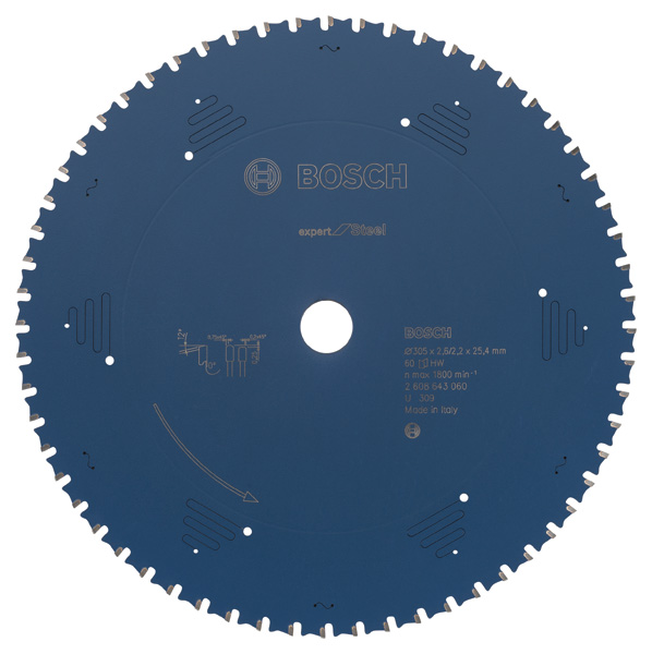 Kreissägeblatt Expert for Steel B 305 x 25,4 - 60