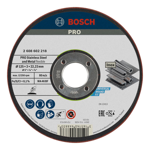 PRO Semi-Flexible Schleifscheibe, 125 x 3 x 22,23 mm