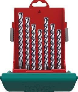 HELLER SDS-plus- Hammerbohrersatz Trijet Ultimate ø 5/6/6/8/8/10/ 12mm 7-teilig