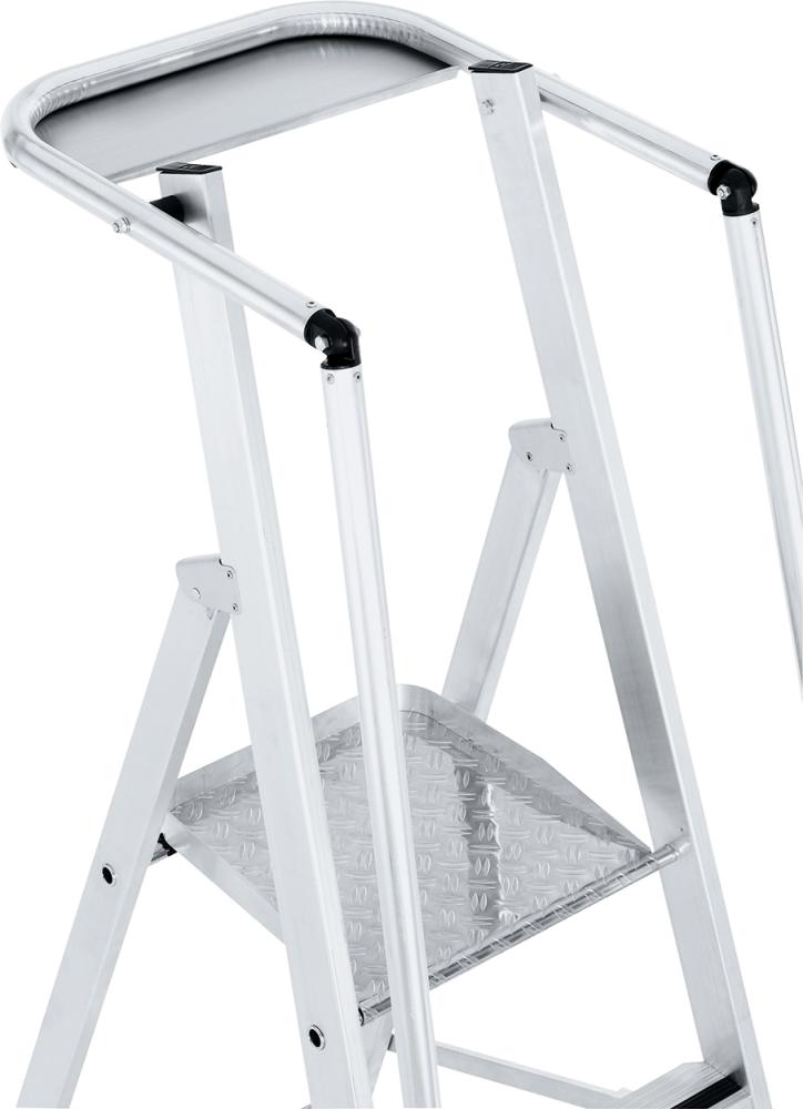 Plattformleiter ZAP Safemaster S 2 Stufen Plattformhöhe 0,53 m Arbeitshöhe 2,53 m
