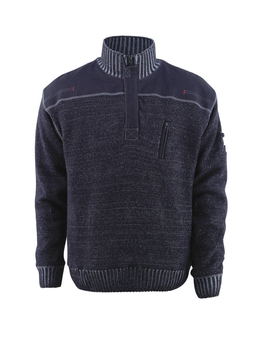 MASCOT® Naxos Strickpullover Größe 2XL, blaugrau
