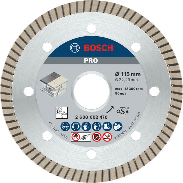 PRO Ceramic Diamanttrennscheibe, 115 x 22,23 mm