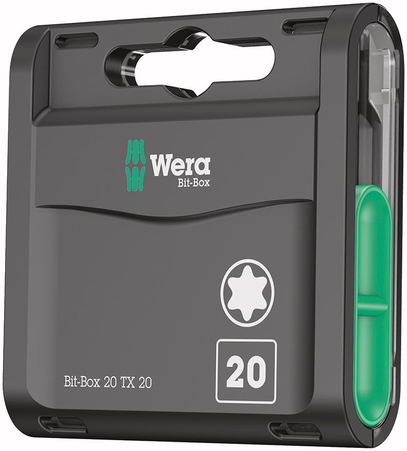Bit-Großpack Spender T20x25mm zähhart a 20 Stück Wera