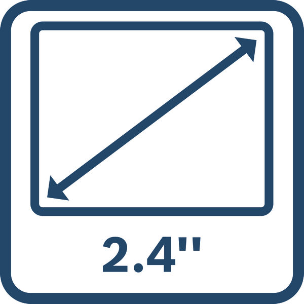 2,4-Zoll-Display Logo/Symbolbild