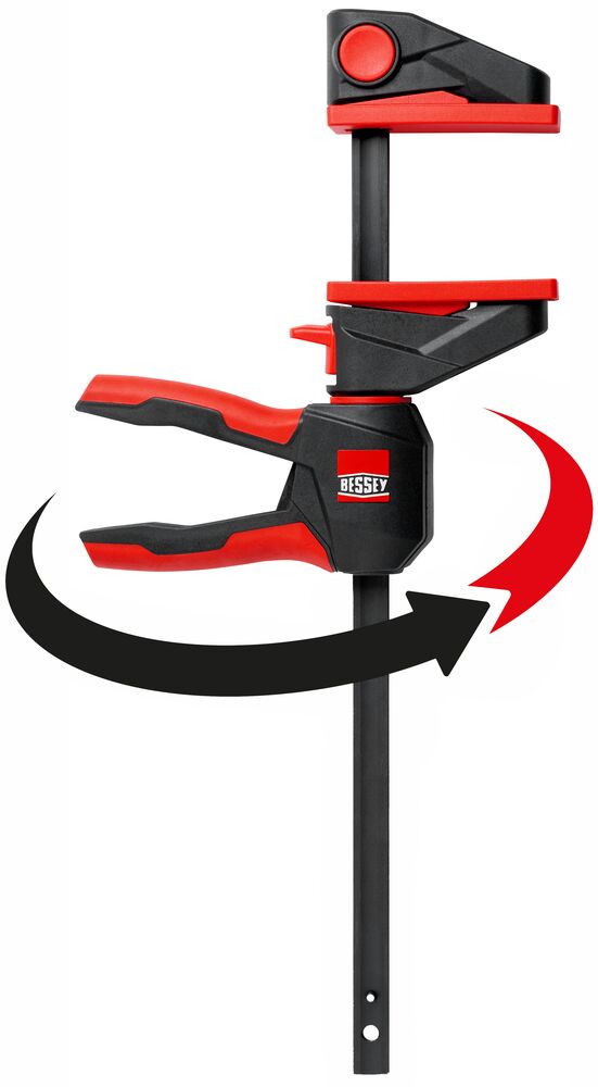 Einhandzwinge EZ 150x80mm drehbarer Griff BESSEY