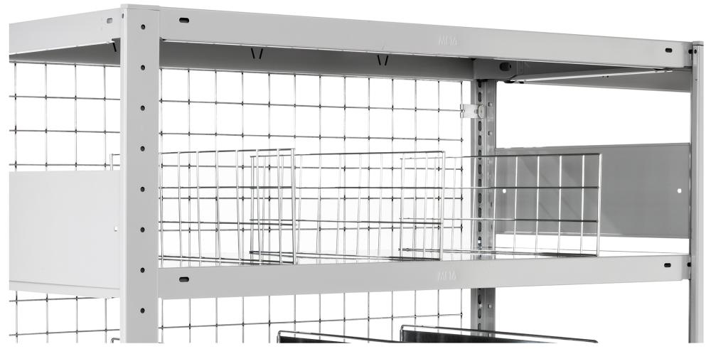 Trenngitter-freistehend 300x150 mm verz.FIX RegalMETA