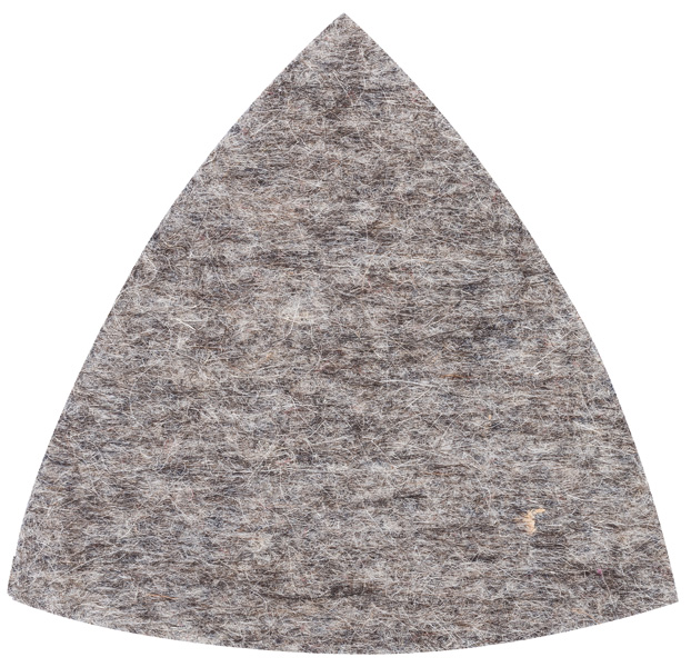 Polierfilz für Dreieckschleifer und Multi-Cutter, hart, Klett, 93 mm
