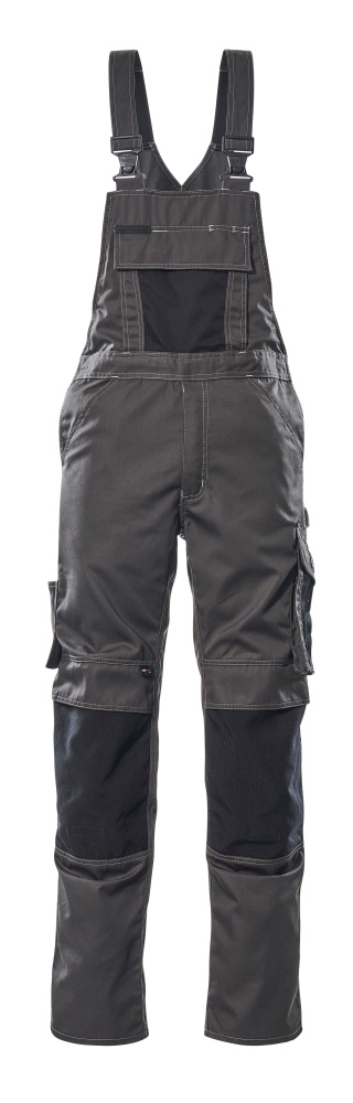 MASCOT® Augsburg Latzhose Größe 76C46, dunkelanthrazit/schwarz