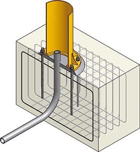 Fundamentsch./Ankerschr. zu Kran Typ M 721BG400 Vetter Krantechnik