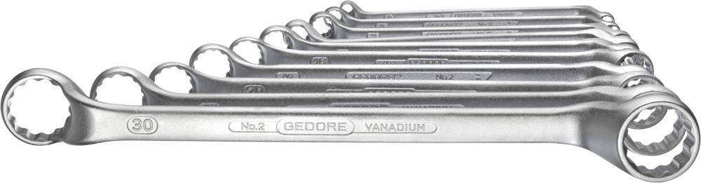 Doppelringschlüssel-Satz DIN838 6-32mm 10-teilig in Karton Gedore
