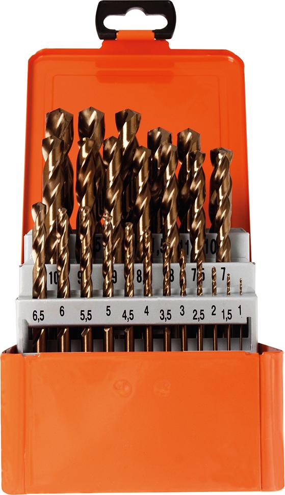 PROJAHN HSS-Co-Spiralbohrersatz 25-teilig ø 1-13mm 0 5mm steigend