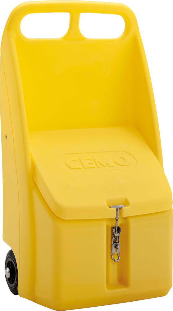 Go-Box für Bindemittel 70 Liter Ladekapazität B590xT390xH1070 mm