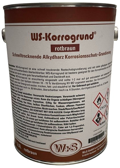 WS-Korrogrund K 3601 Grundierung, rotbraun, Gebinde a` 2,5 L Nr. 12113601