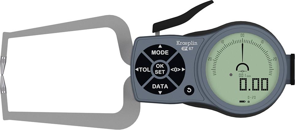 Dig.-Außenschnelltaster K220 0-20mm KROEPLIN