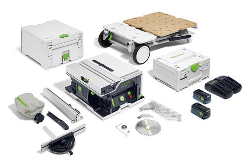 Akku-Tischkreissäge CSC SYS 50 EBI-Set