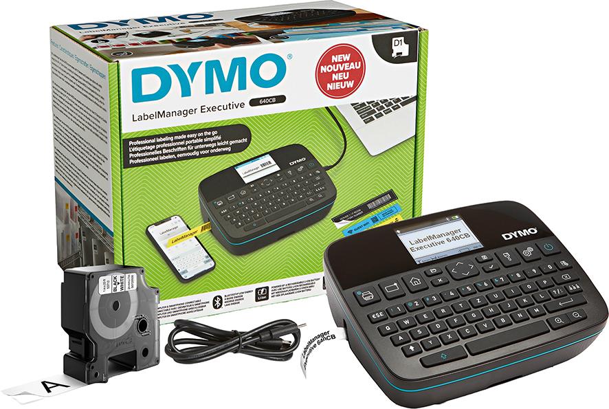 DYMO LabelManager Exectiv640 CB D1-Bänder bis 24mmm. Li.Io.-Akku, Bluetooth