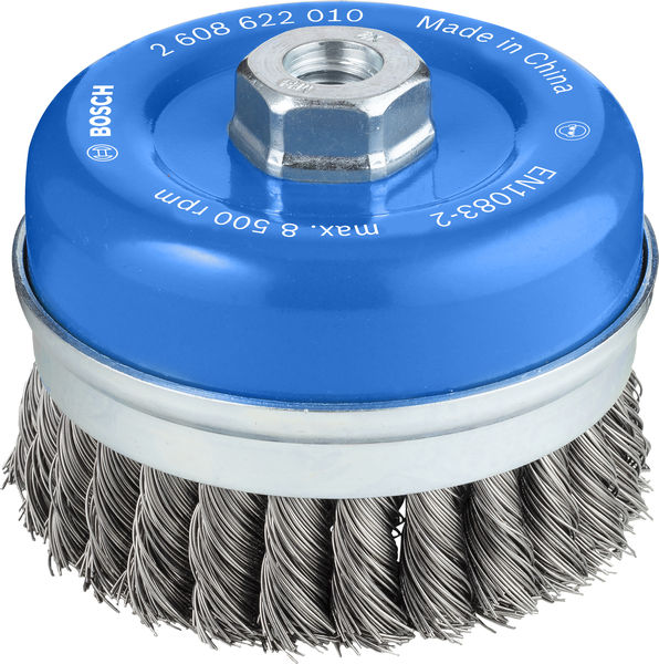 PRO Metal heavy Topfbürste, 100 x 0,5 mm, Gewinde