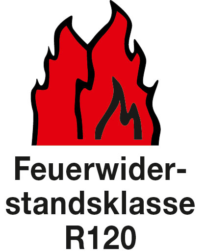 Logo Feuerwiderstandsklasse F120/R120