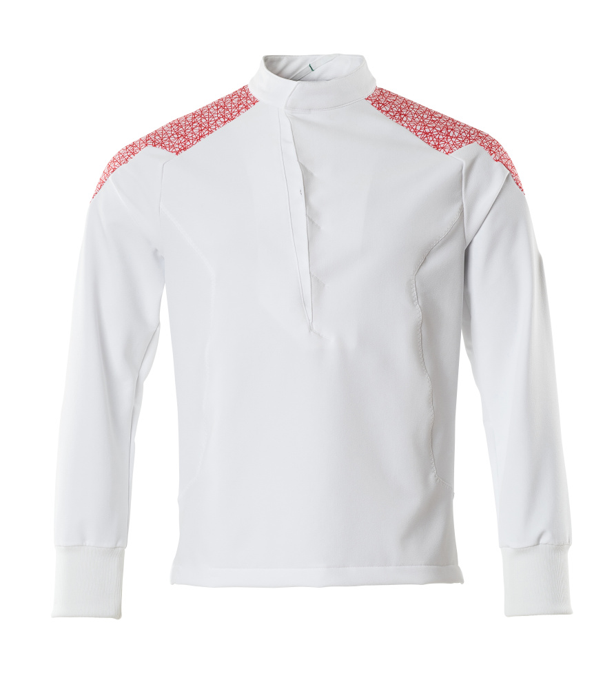 Schlupfkasack, ULTIMATE STRETCH Schlupfskasack Größe 2XL, weiss/verkehrsrot