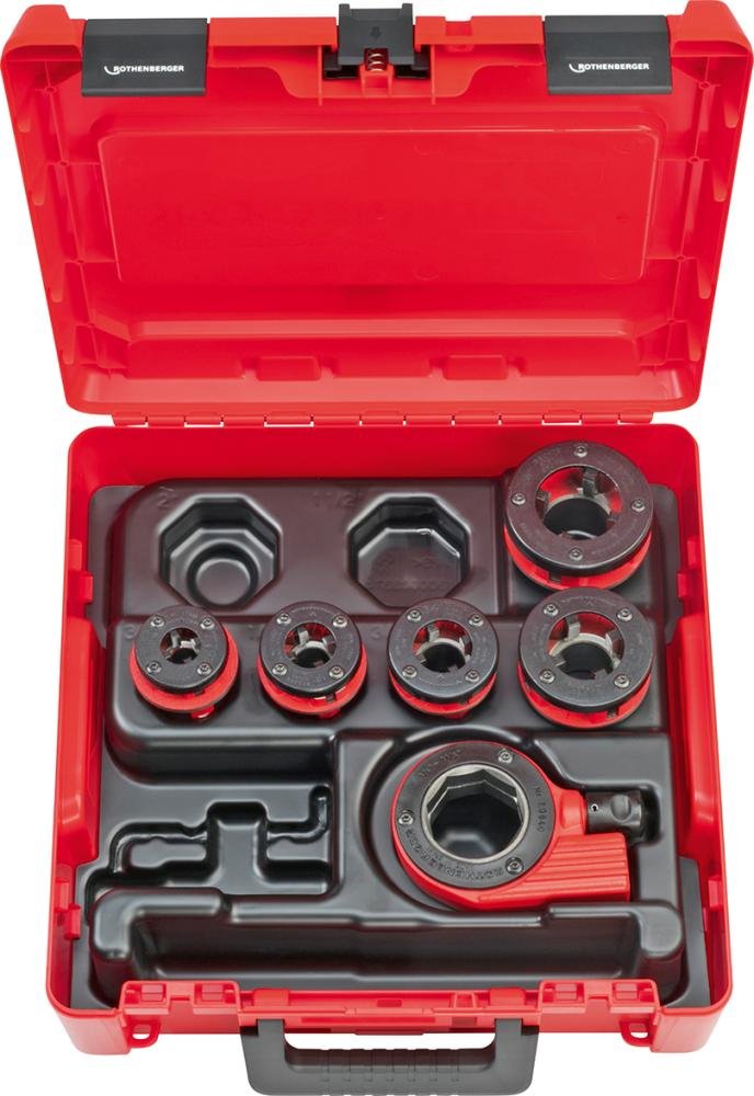 Hand-Schneidkluppen-Set 3/8-1.1/4 Zoll Rothenberger