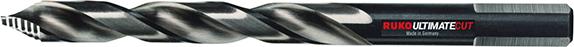 RUKO Spiralbohrer ULTIMATECUT FLOWSTEP TIP DIN338 HSS-G 3-Flächen-Schaft 16,5mm
