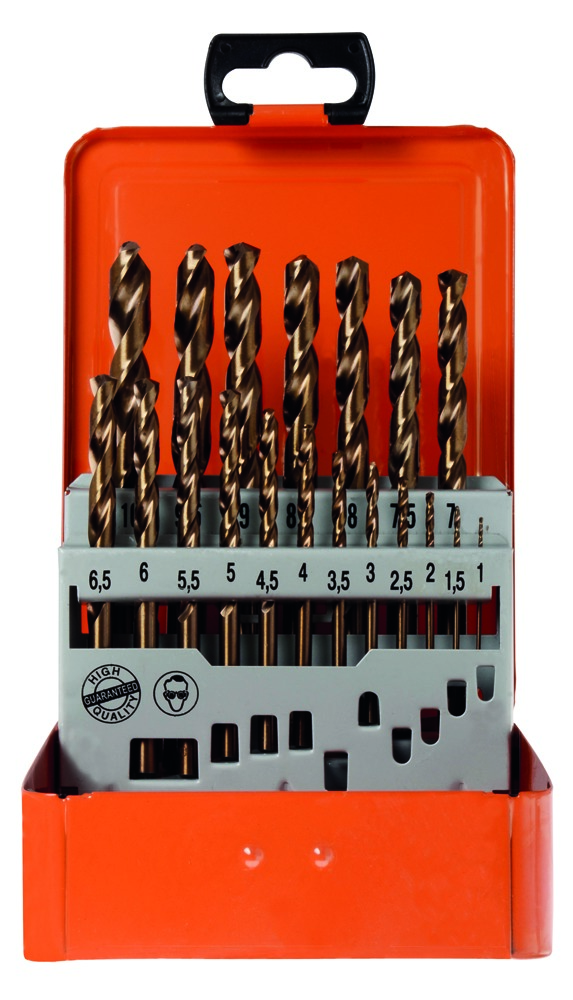 Bohrerkassette HSS-Co 19tlg, Typ N, 1-10/0,5 mm BASIC