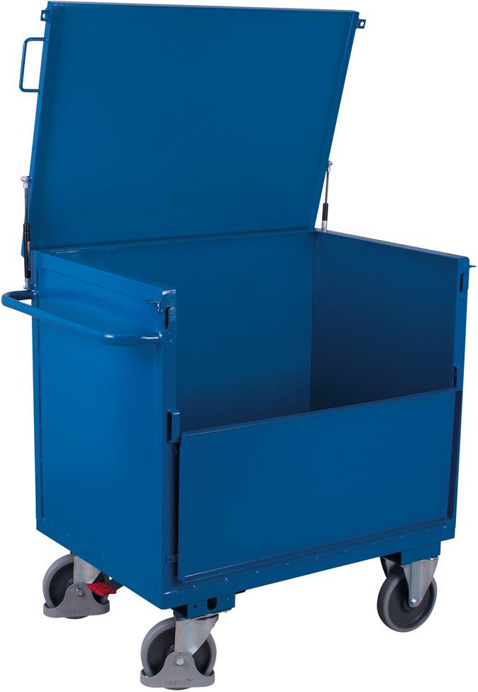 Blechkastenwagen 500 kg 1190x790 mm mit Deckel VarioFit