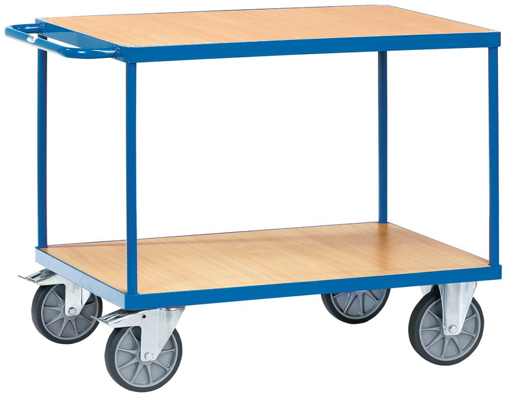 Tischwagen 2400 400kg 2 Böden 850x500mm fetra
