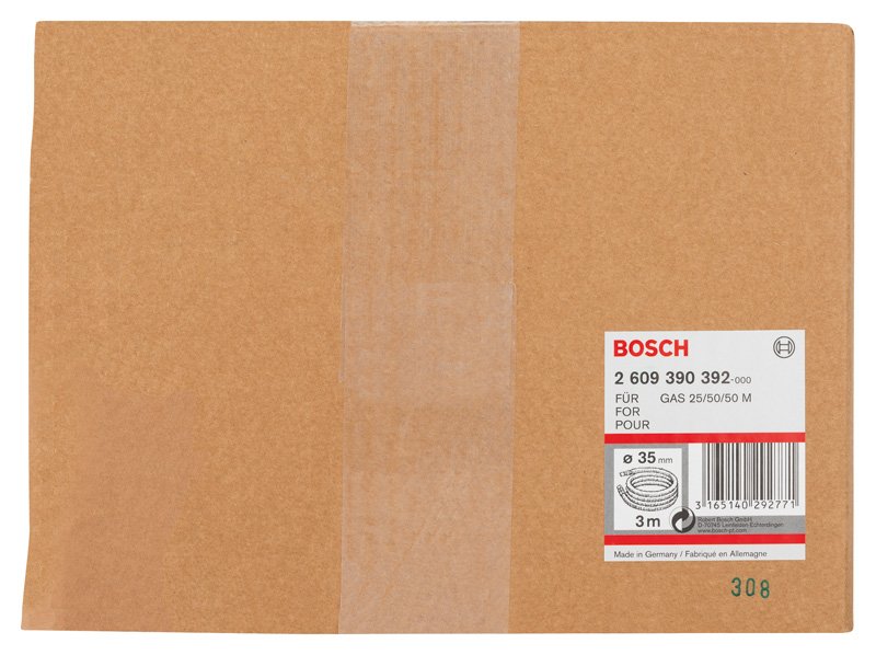 Schlauch für Bosch-Sauger, 3 m, 35 mm, mit Bajonettverschluss