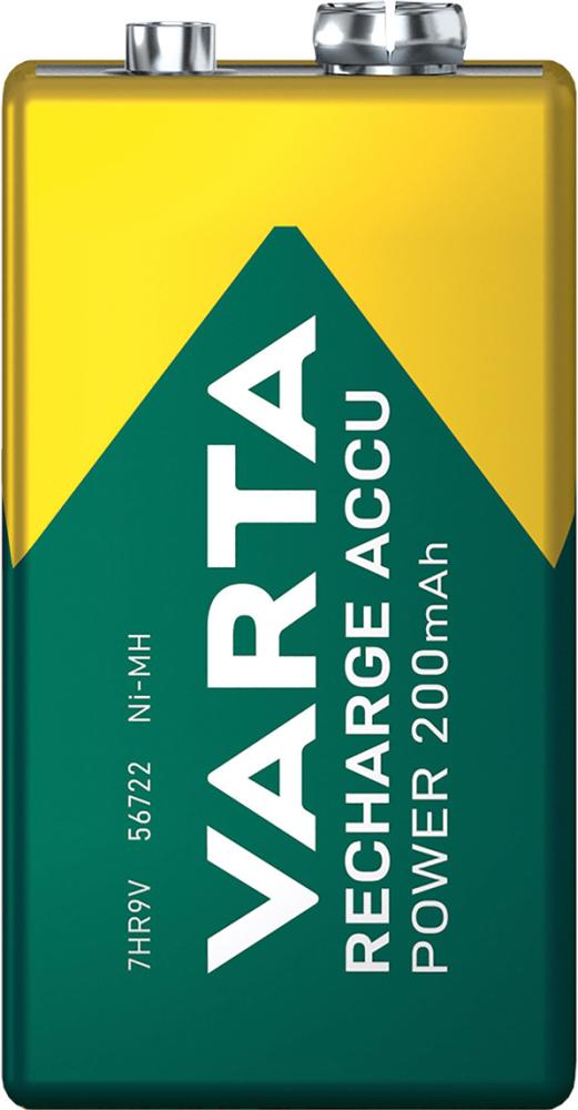 Batterie RECHARGEABLE Akku E-Block 9V 200mAh VARTA