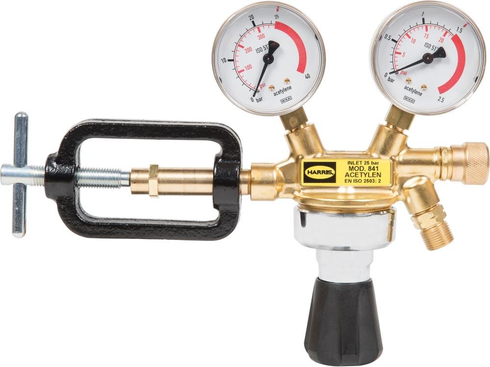 Flaschendruckminderer einstufig, Acetylen 0-1,5 l/min