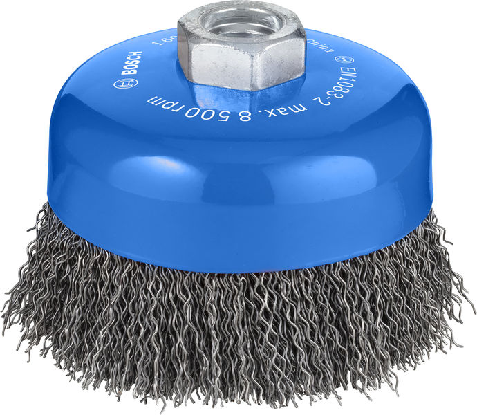 PRO Metal clean Topfbürste, 100 x 0,5 mm, Gewinde