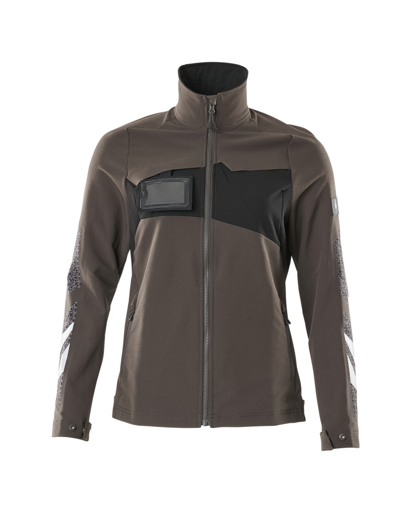 Jacke, Damen, ULTIMATE STRETCH, leicht Arbeitsjacke Größe 2XL, dunkelanthrazit/schwarz
