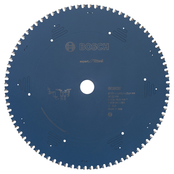 Kreissägeblatt Expert for Steel B 305 x 25,4 - 80