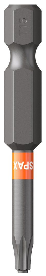 Bit T-Star Plus ART 88654 SPAX Cut-Case Bit T15+ SW 1/4 1Blist.a5Bits,50mm