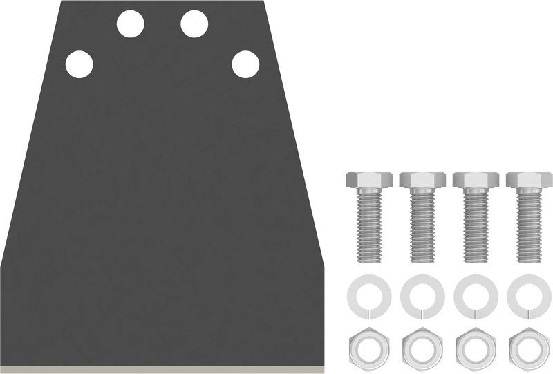 PRO SDS max Bodenschaber Ersatzset, 152 mm