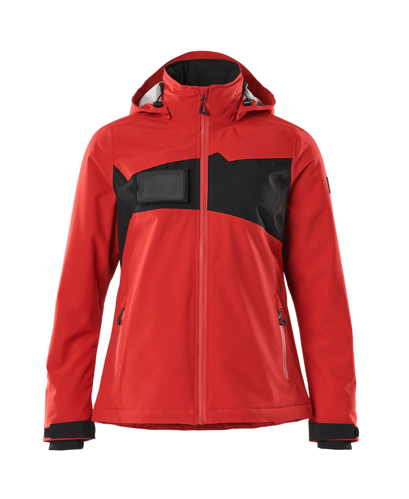 Winterjacke m. CLIMASCOT®, Damen, leicht Winterjacke Größe 2XL, verkehrsrot/schwarz