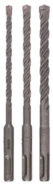 SDS plus-5 Hammerbohrer-Set, 3-tlg., 6/8/10 mm