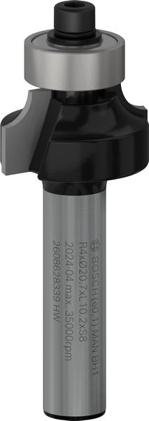 PRO Abrundfräser, 8 x 4 x 10,5 x 53 mm