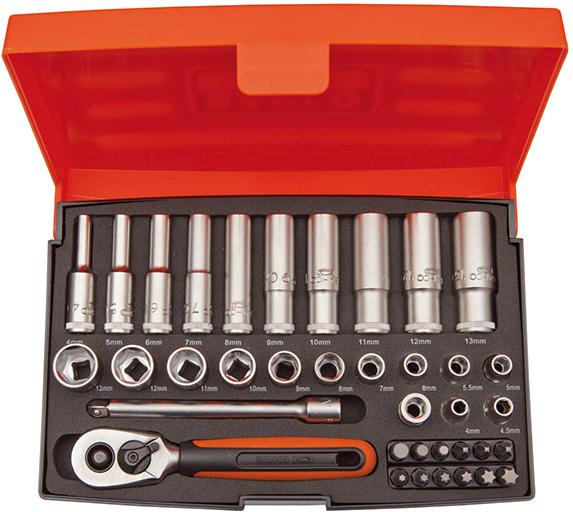 Steckschlüssel-Satz 1/4" SL25L Bahco