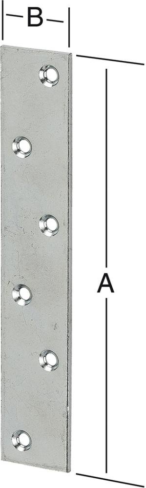 Verbindungsbleche 170x30MM Nr. 184170Z VORMANN