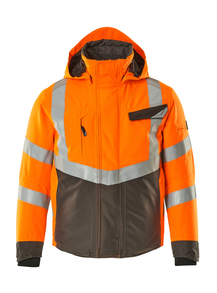 MASCOT® Hastings Winterjacke Größe 2XL, hi-vis orange/dunkelanthrazit