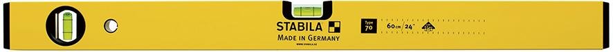 Wasserwaage LM 70 180cm pulverbeschichtet Stabila