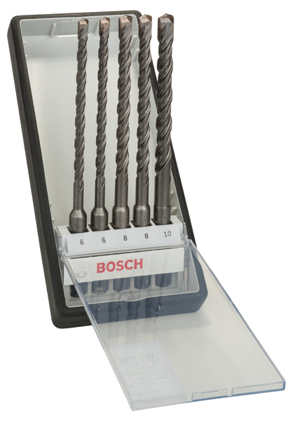SDS plus-5 Hammerbohrer-Set, Robust Line, 5-tlg., 6–10 mm